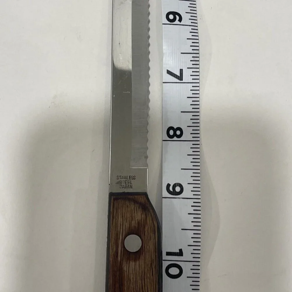 Royalton 8.5” Serrated Blade- Bread Meat Knife Kitchen‎ Utensil Wood Handle